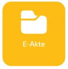 Gelbes Icon "E-Akte"